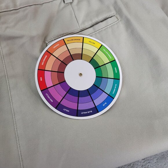 Cabin Creek Womens Pants 20W Plus Capri Beige Cotton Zip Fly Pockets CAP27E - Picture 8 of 8